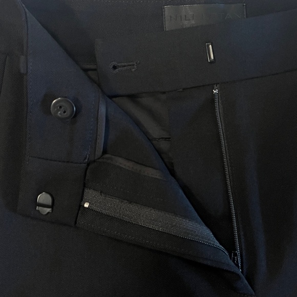 •NILI LOTAN• NWOT Black Arielle High Rise Flare Leg Wool Trouser Pant Size 0 - Picture 10 of 15